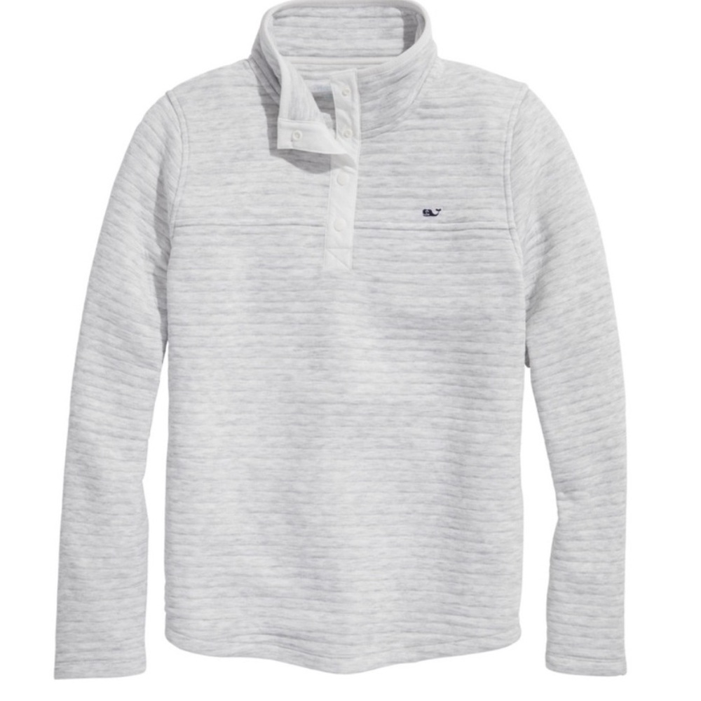 Vineyard Vines Heather Gray Pullover Shep Shirt Medium used condition